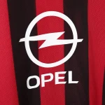 Maillot AC Milan 2002/03 domicile — Détail du motif