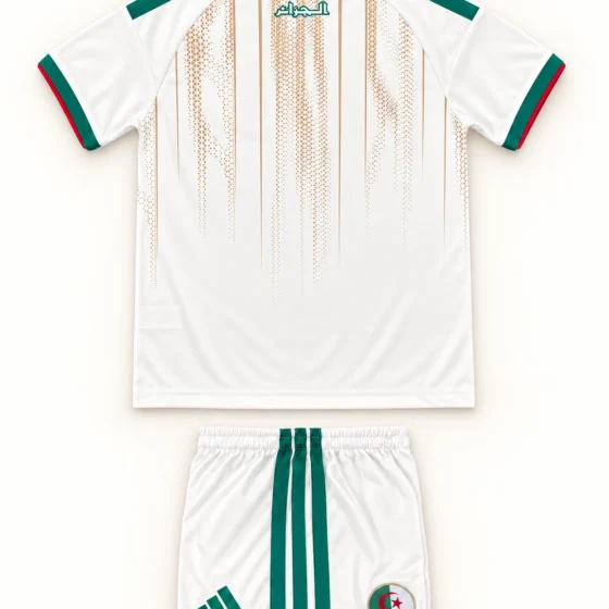 Ensemble enfant Algérie 2026 domicile, vue de dos