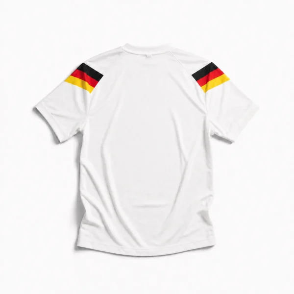 Maillot Allemagne 1990 domicile, vue de dos
