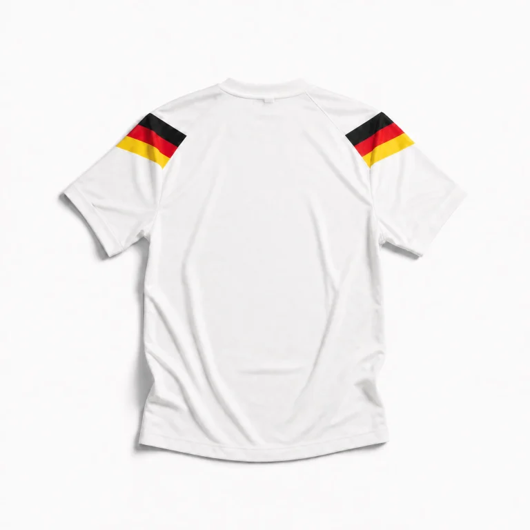 Maillot Allemagne 1990 domicile, vue de dos