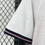 Maillot Angleterre 2026 domicile · Supporter — Détail de la manche et des coutures