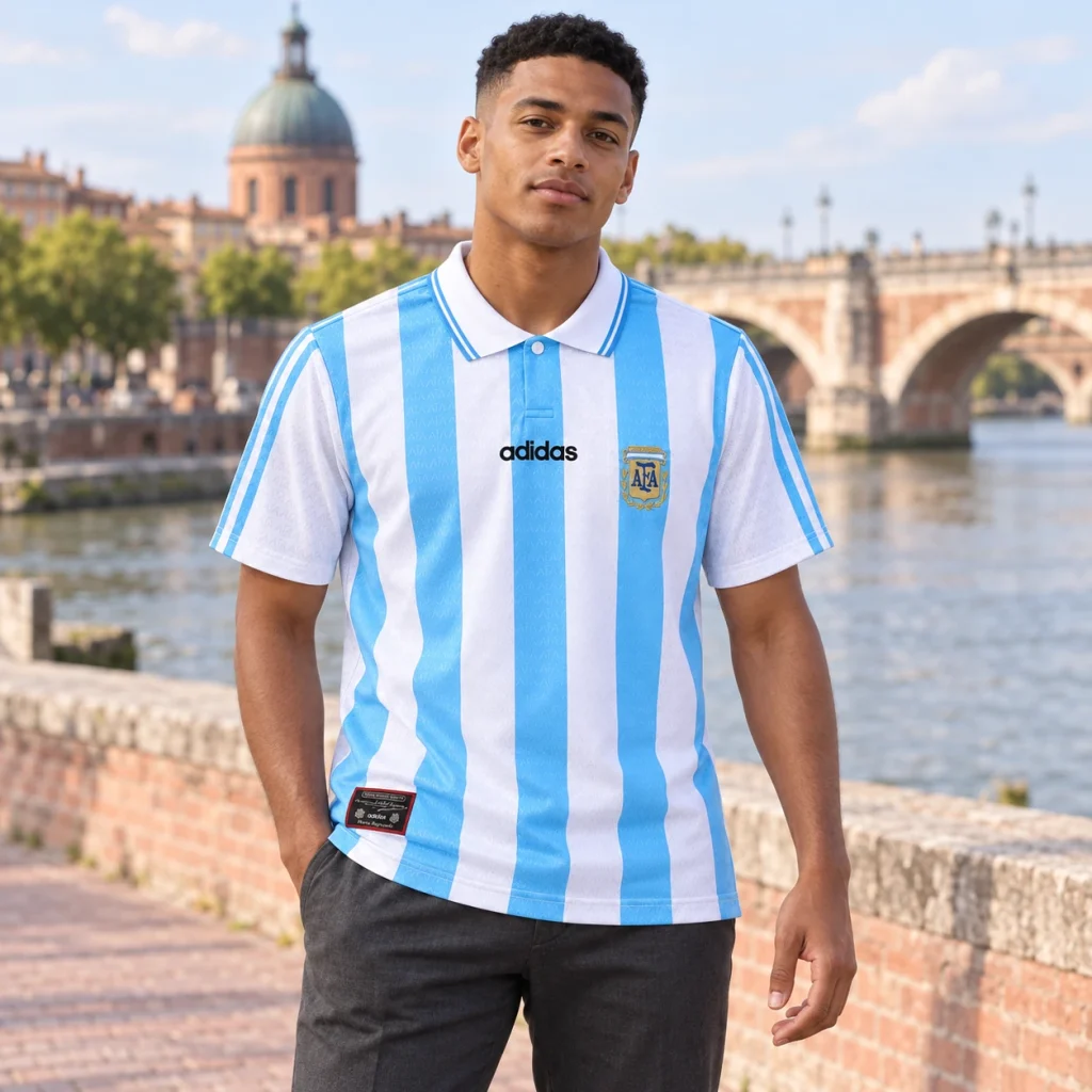 Maillot Argentine 1994 domicile — Vue portée