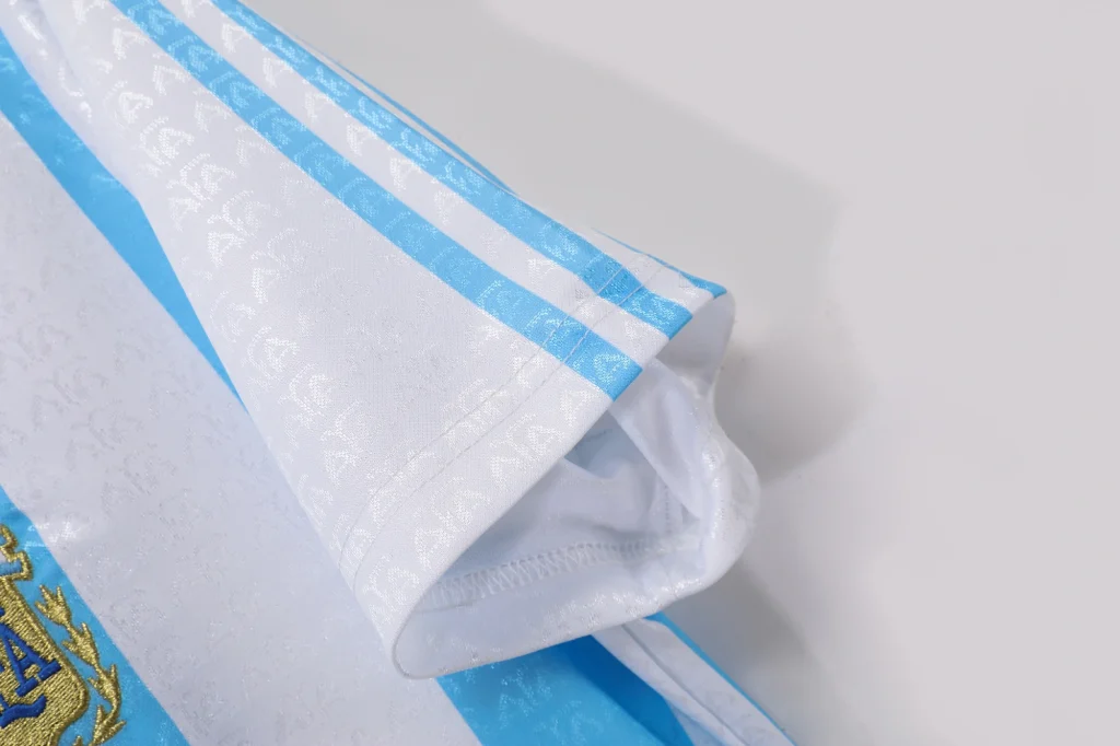 Maillot Argentine 1994 domicile — Texture et coutures