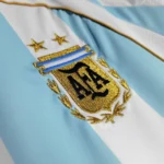 Maillot Argentine 2006 domicile manches longues · Rétro — Détail photographique du modèle