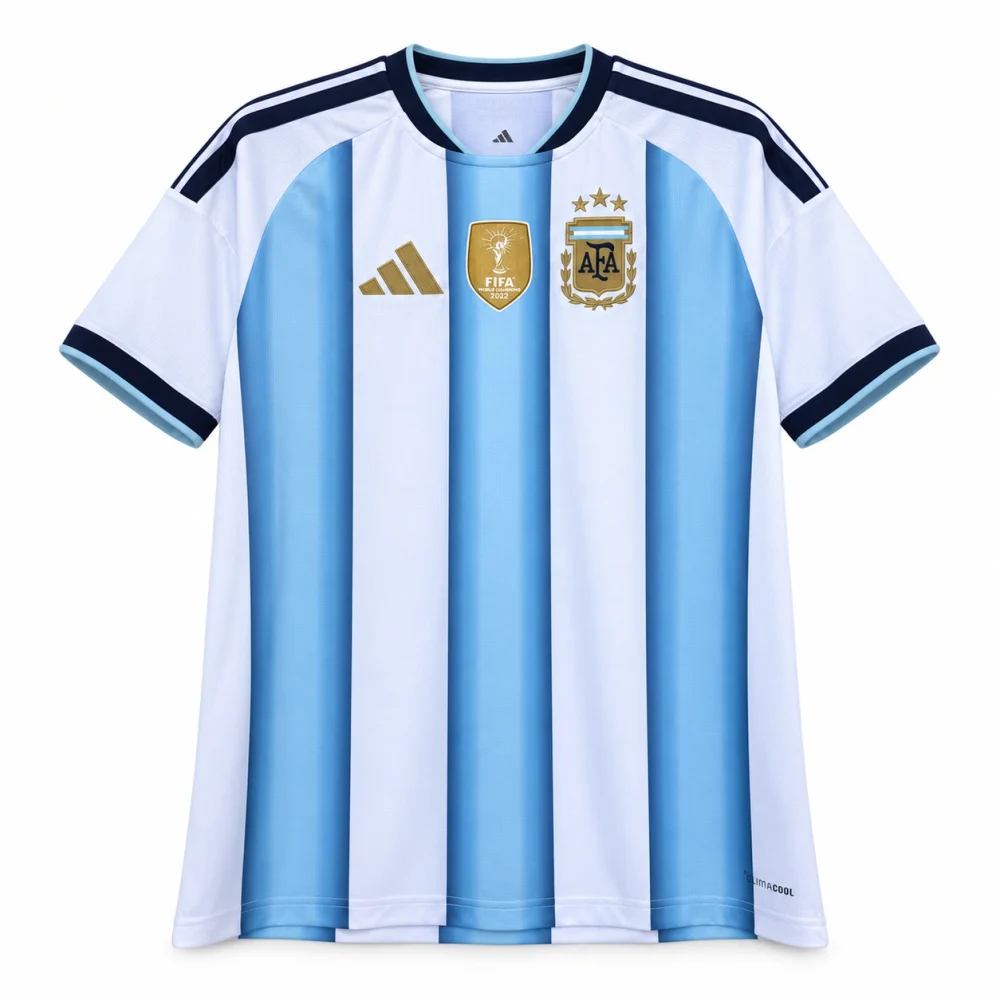 Maillot Argentine 2026 domicile · Supporter — Vue de face