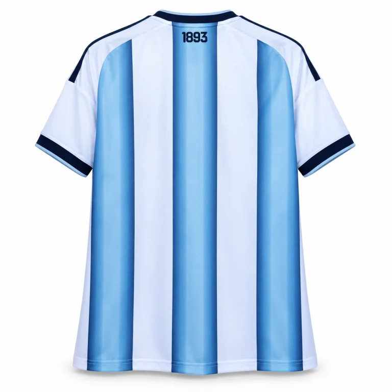 Maillot Argentine 2026 domicile, vue de dos
