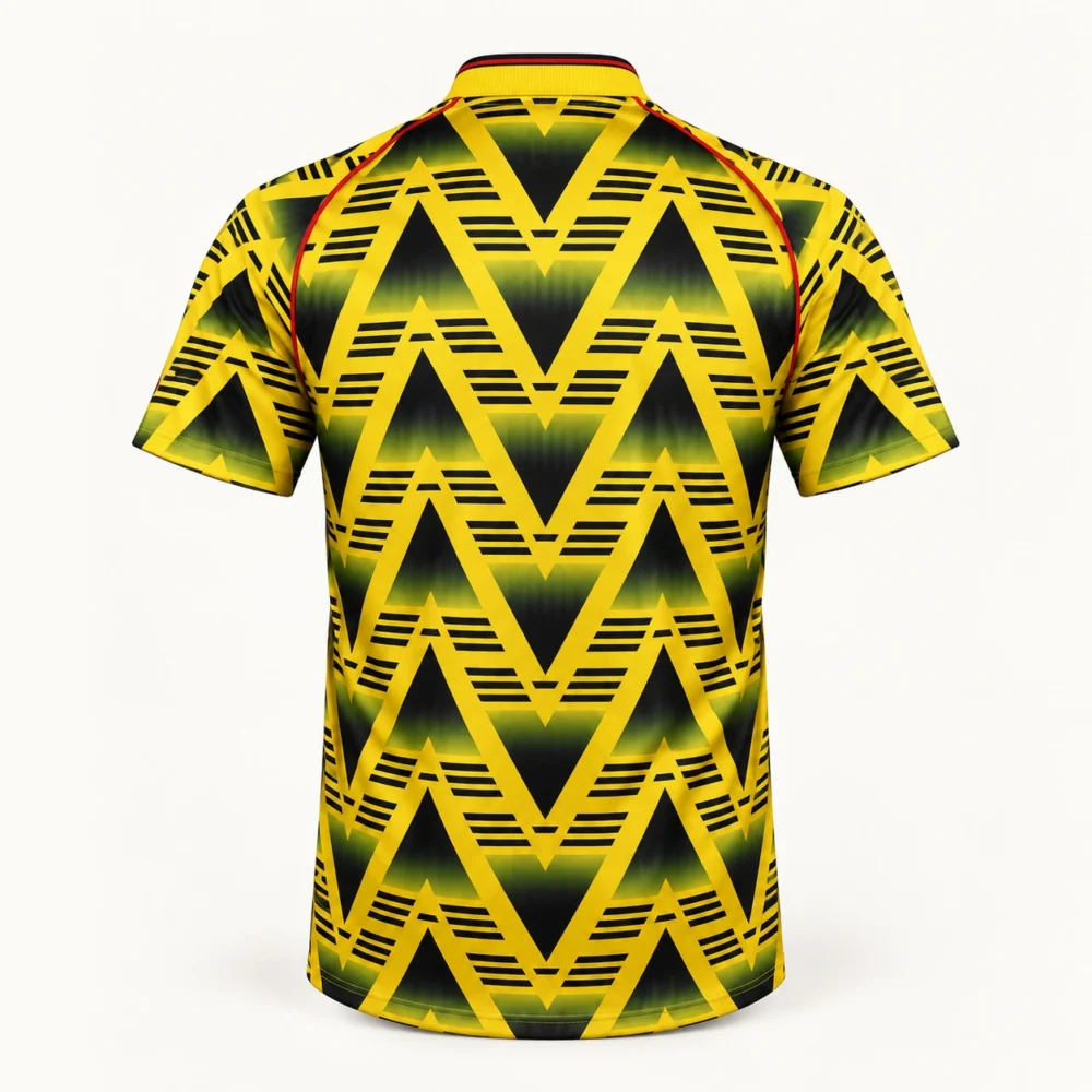 Maillot Arsenal 1991/93 extérieur · Rétro — Vue de dos