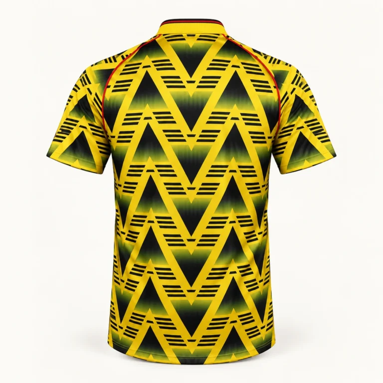 Maillot Arsenal 1991/93 extérieur, vue de dos