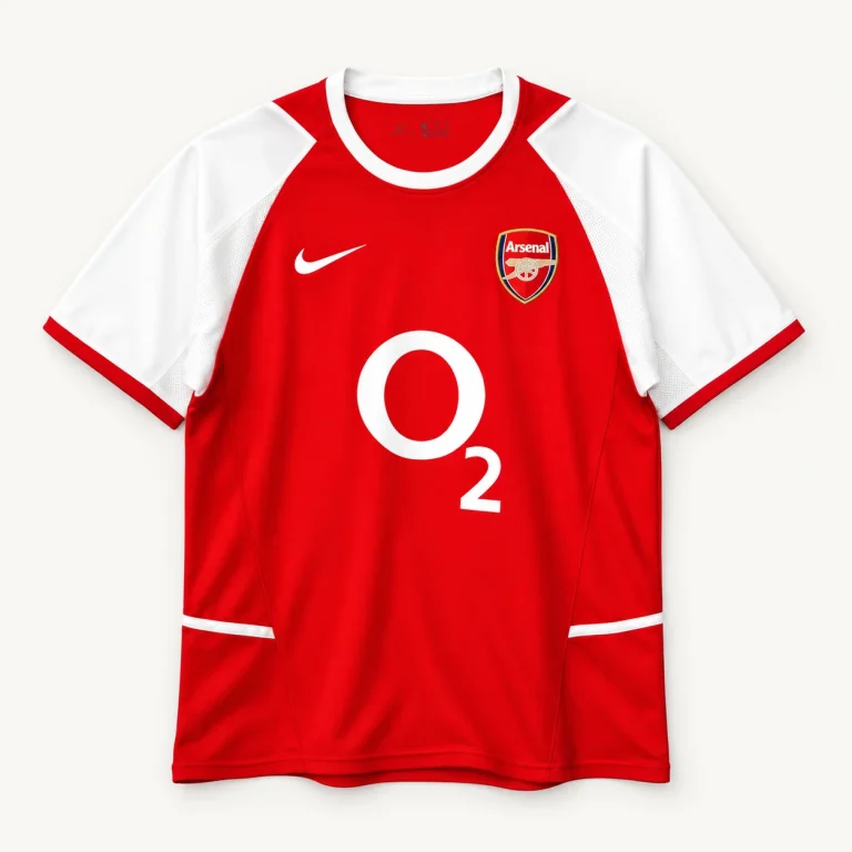 Maillot Arsenal 2002/04 domicile — Vue de face