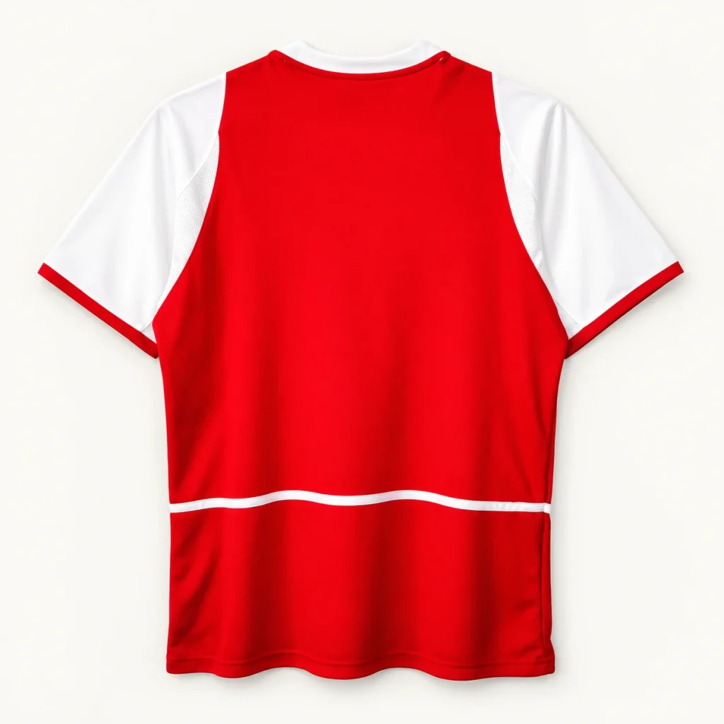 Maillot Arsenal 2002/04 domicile — Vue de dos