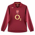 Maillot Arsenal 2005/06 domicile manches longues · Rétro — Vue de face