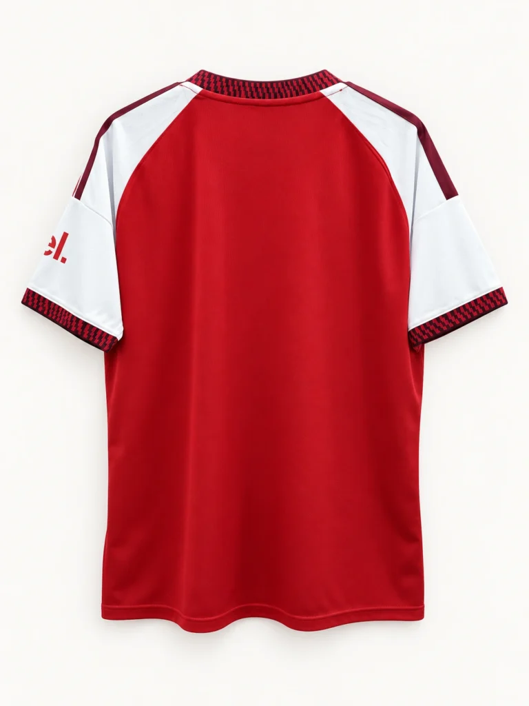 Arsenal 2026/27 · Maillot domicile, vue de dos