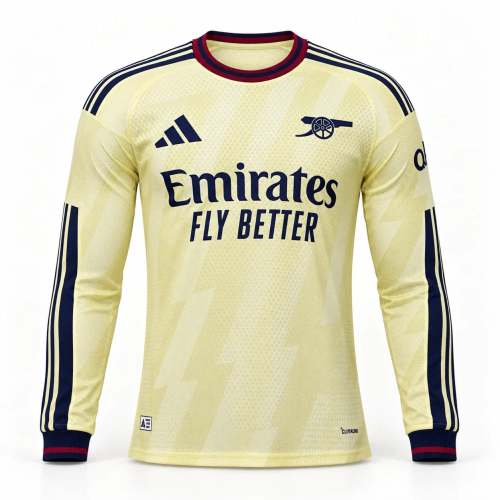 Maillot Arsenal 2026/27 third manches longues · Joueur (Player) — Vue de face