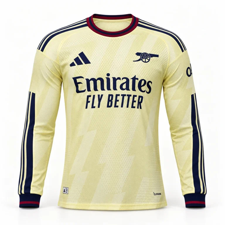 Maillot Arsenal 2026/27 third manches longues · Joueur (Player) — Vue de face