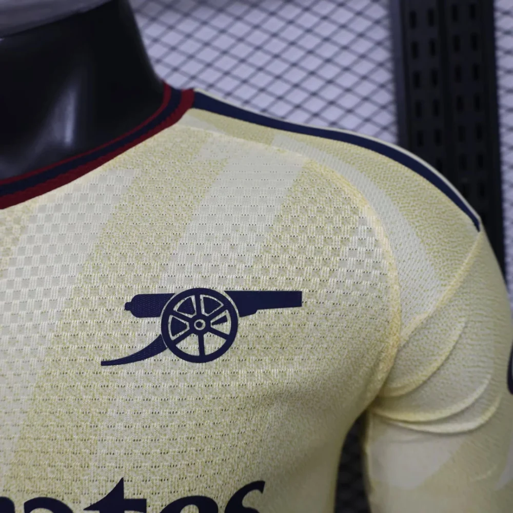 Maillot Arsenal 2026/27 third manches longues · Joueur (Player) — Détail photographique du modèle