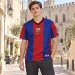 Maillot FC Barcelone 1998/99 domicile — Vue portée