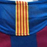 Maillot FC Barcelone 2005/06 domicile Europe · Modèle rétro — Détail photographique de cette version