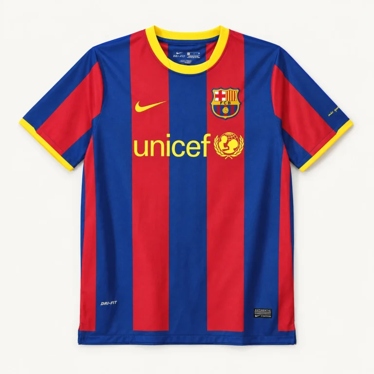 Maillot FC Barcelone 2010/11 domicile — Vue de face