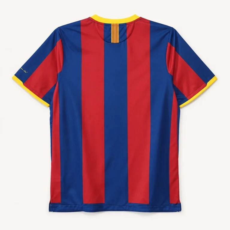 Maillot FC Barcelone 2010/11 domicile, vue de dos