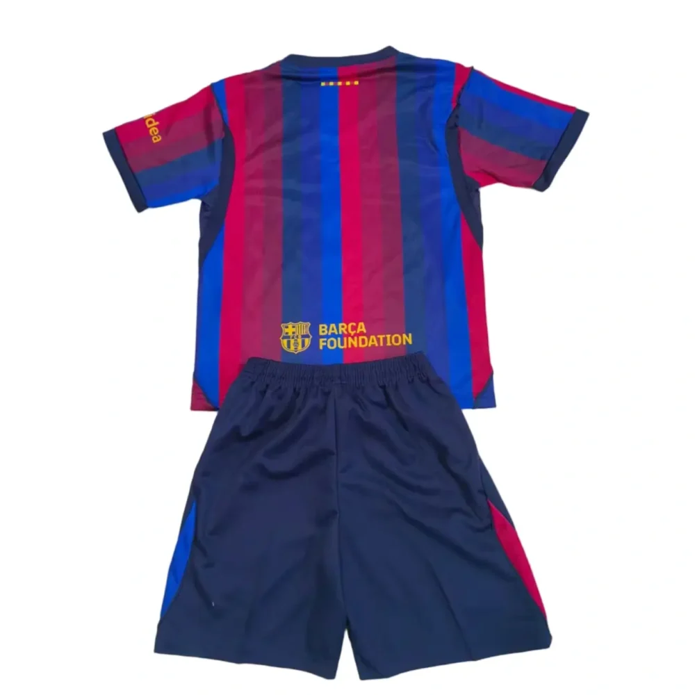 Ensemble enfant Barcelone 2026/27 domicile · Enfant — Vue de dos