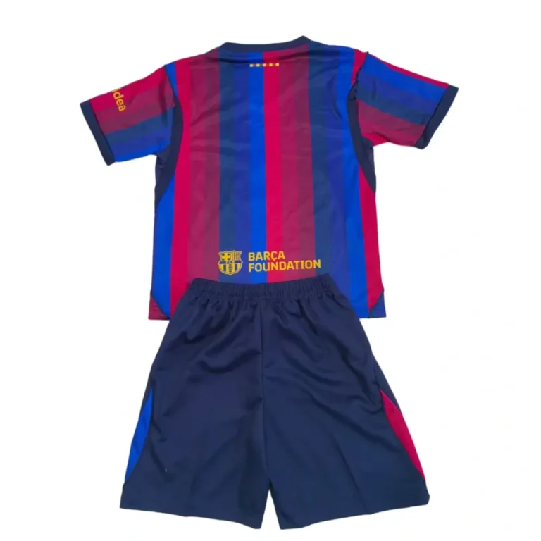 Ensemble enfant Barcelone 2026/27 domicile, vue de dos