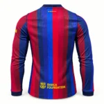 Maillot FC Barcelone 2026/27 domicile manches longues · Joueur (Player) — Vue de dos