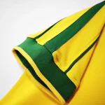 Maillot Brésil 1998 domicile — Texture et coutures