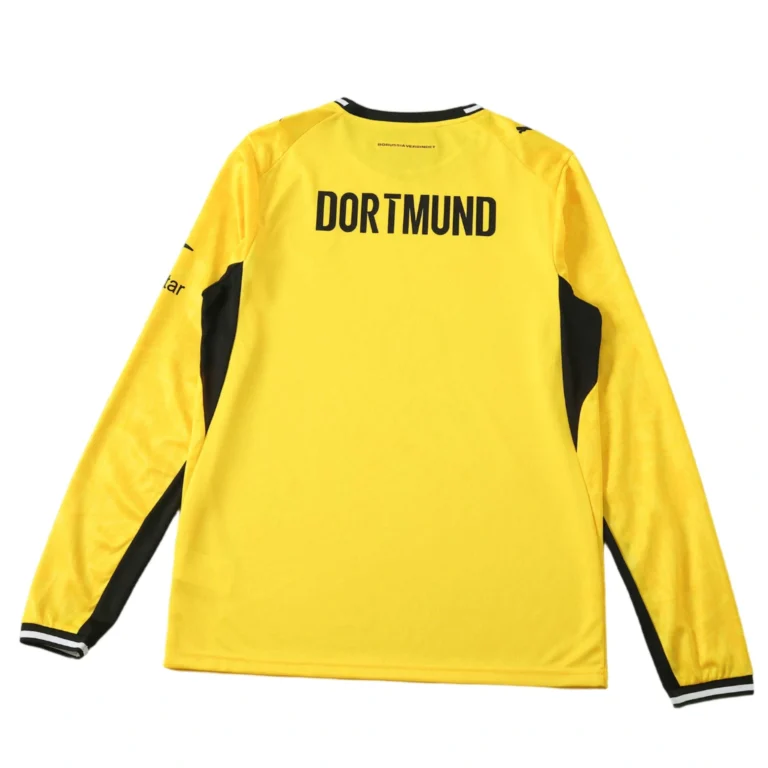 Maillot Dortmund 2026/27 domicile manches longues, vue de dos