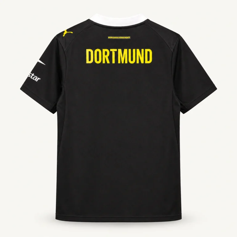 Maillot Borussia Dortmund 2026/27 extérieur, vue de dos