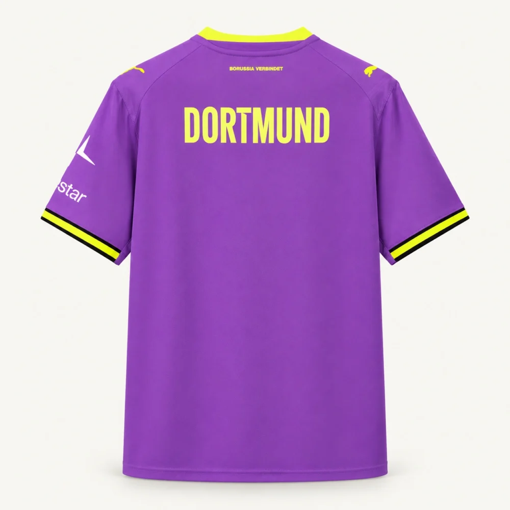 Maillot Borussia Dortmund 2026/27 third · Supporter (Fan) — Vue de dos