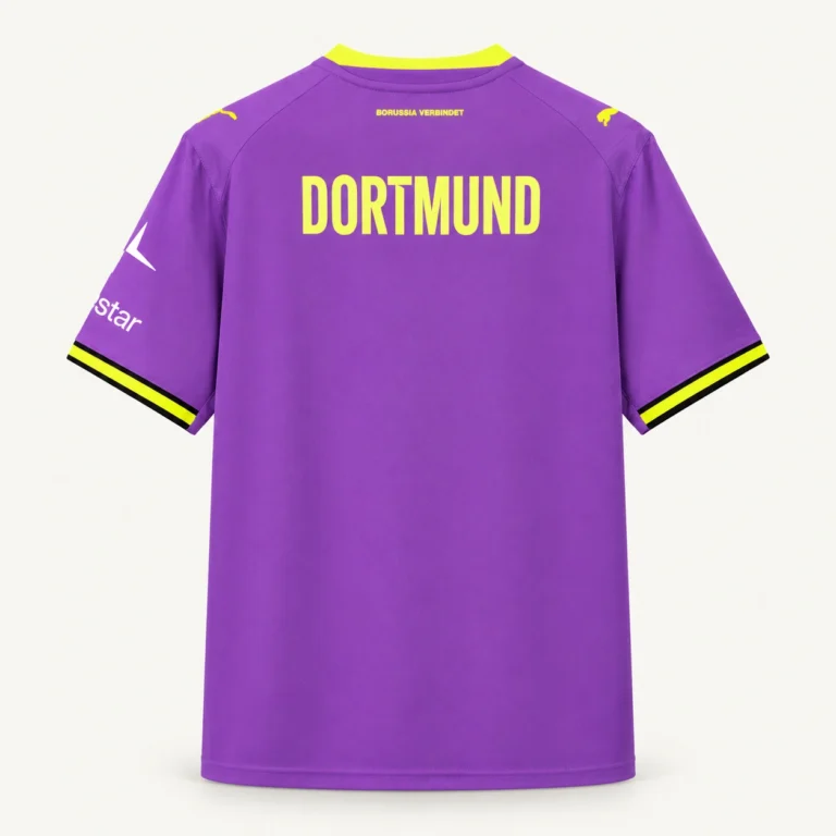 Maillot Borussia Dortmund 2026/27 third, vue de dos