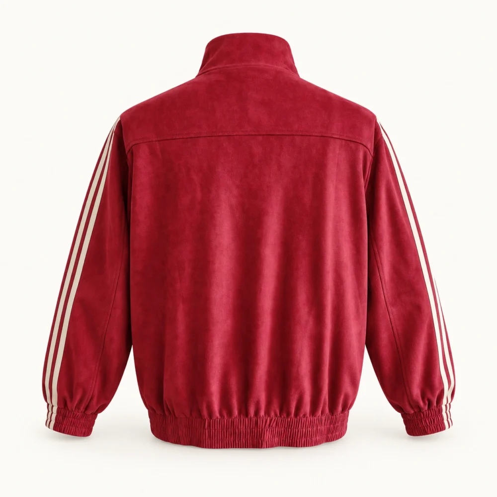 Veste Espagne rouge à col montant — Vue de dos