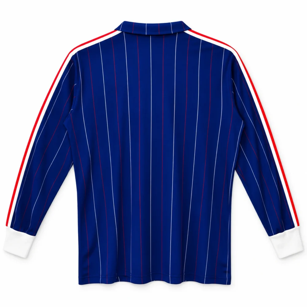 Maillot France 1980/82 domicile manches longues · Rétro — Vue de dos