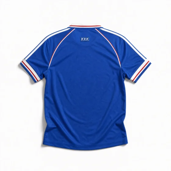 Maillot France 1998 domicile, vue de dos