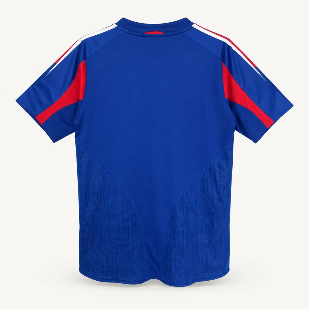 Maillot France 2004 domicile · Modèle rétro — Vue de dos