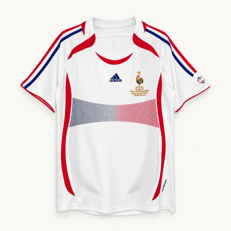 Maillot France 2006 extérieur · Rétro — Vue de face