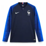 Maillot France 2018 domicile manches longues · Rétro — Vue de face