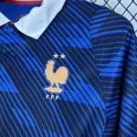 Maillot France 2026 domicile manches longues · Supporter (Fan) — Détail photographique du modèle