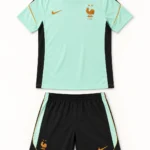 Ensemble d’entraînement France 2026 vert menthe · Adulte — Vue de face