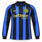 Maillot Inter Milan 2026/27 domicile manches longues · Joueur (Player) — Vue de face
