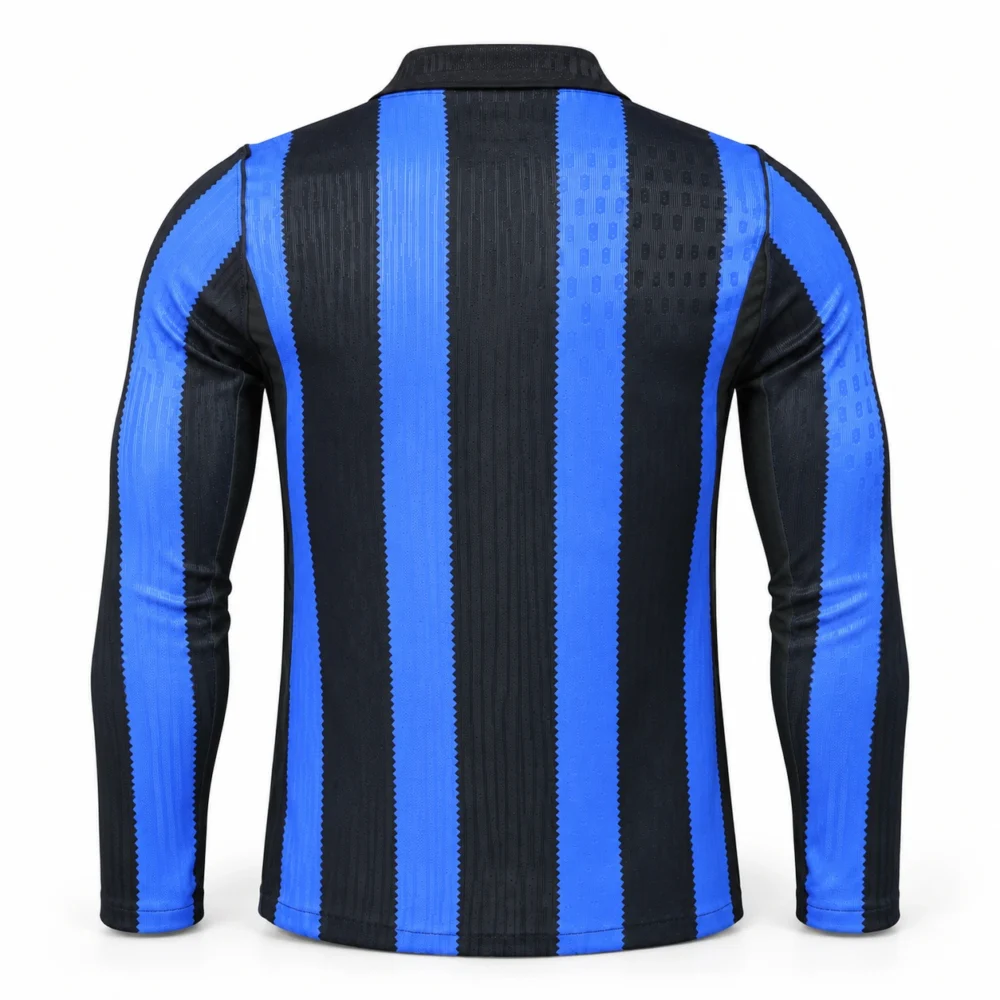 Maillot Inter Milan 2026/27 domicile manches longues · Joueur (Player) — Vue de dos