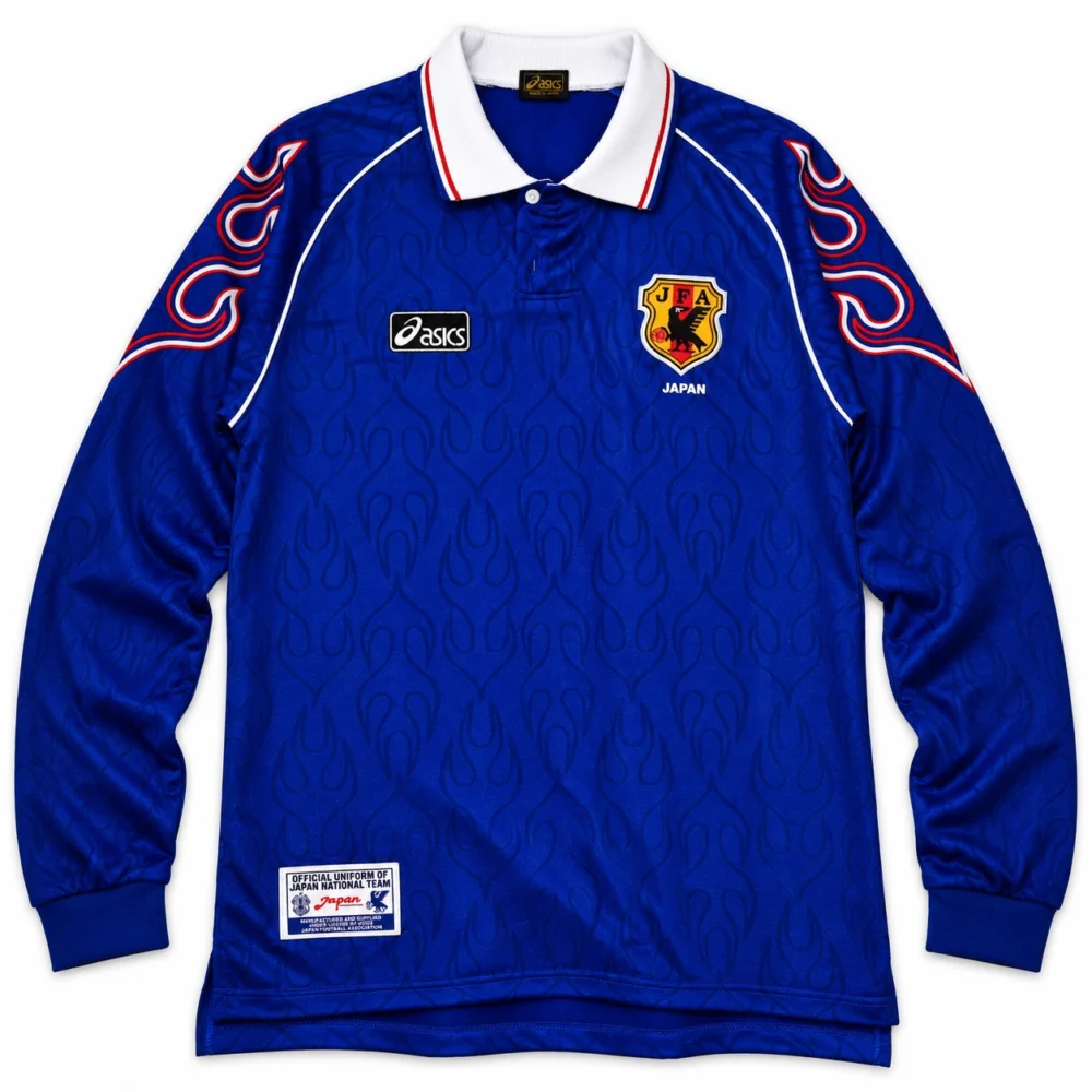 Maillot Japon 1998 domicile manches longues · Rétro — Vue de face