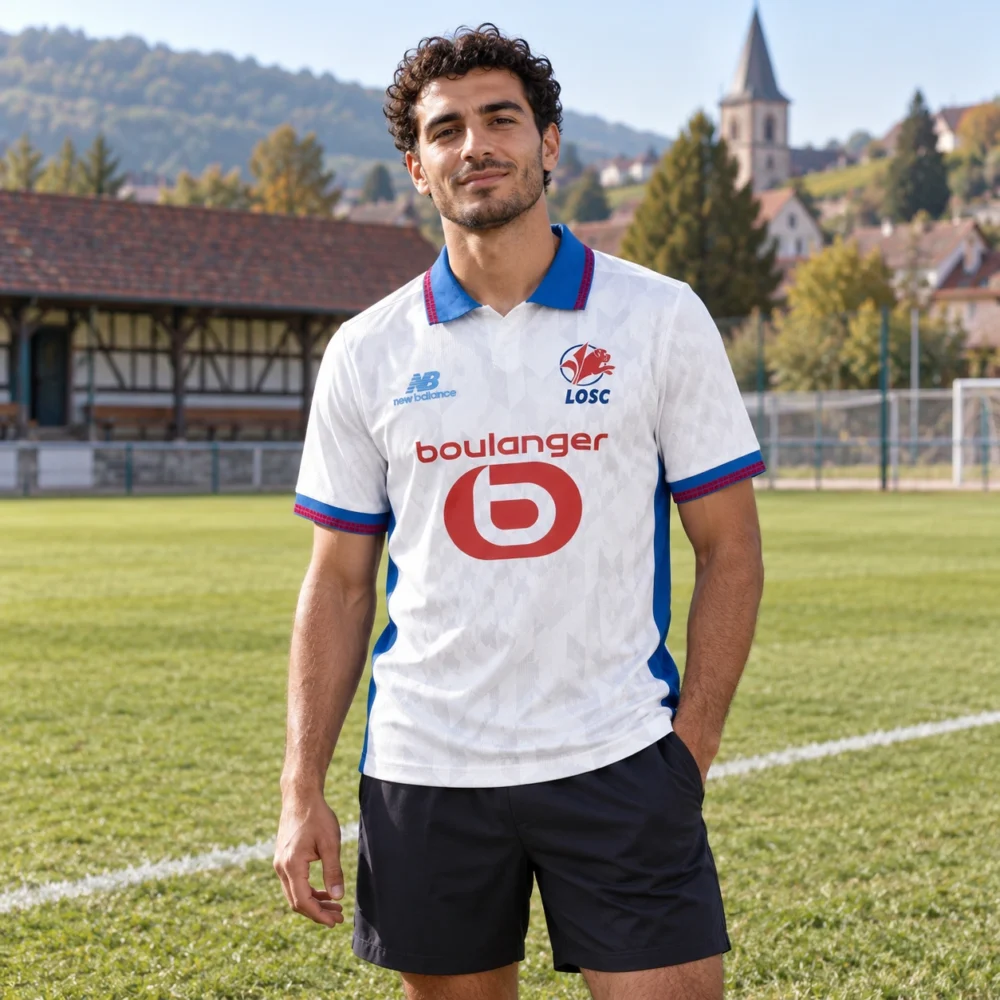 Maillot LOSC Lille 2026/27 extérieur · Supporter (Fan) — Porté — version Supporter (Fan)