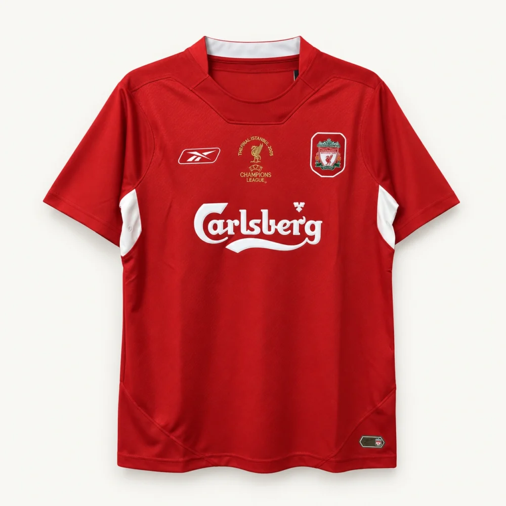 Maillot Liverpool 2004/05 domicile · Rétro — Vue de face