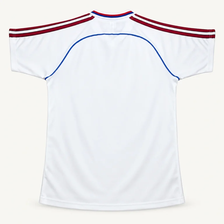 Maillot Lyon 2000/01 domicile, vue de dos