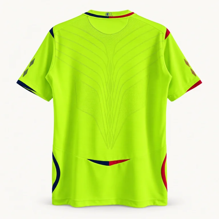 Maillot Lyon 2008/09 vert, vue de dos