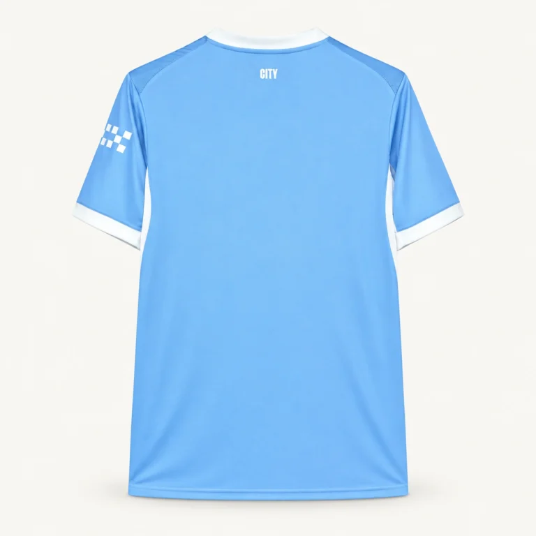 Maillot Manchester City 2026/27 domicile, vue de dos