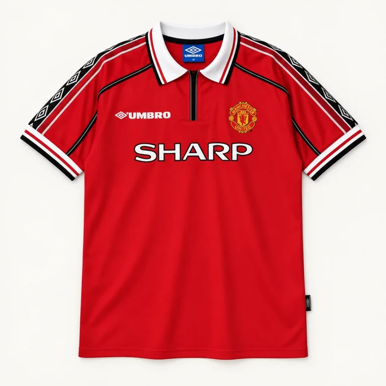Maillot Manchester United 1998/99 domicile — Vue de face