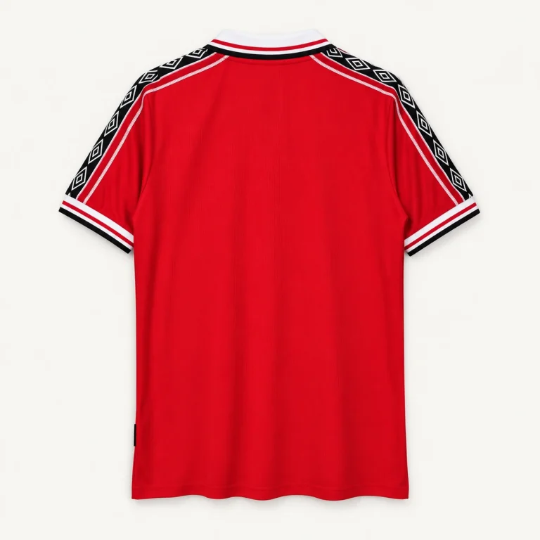 Maillot Manchester United 1998/99 domicile, vue de dos