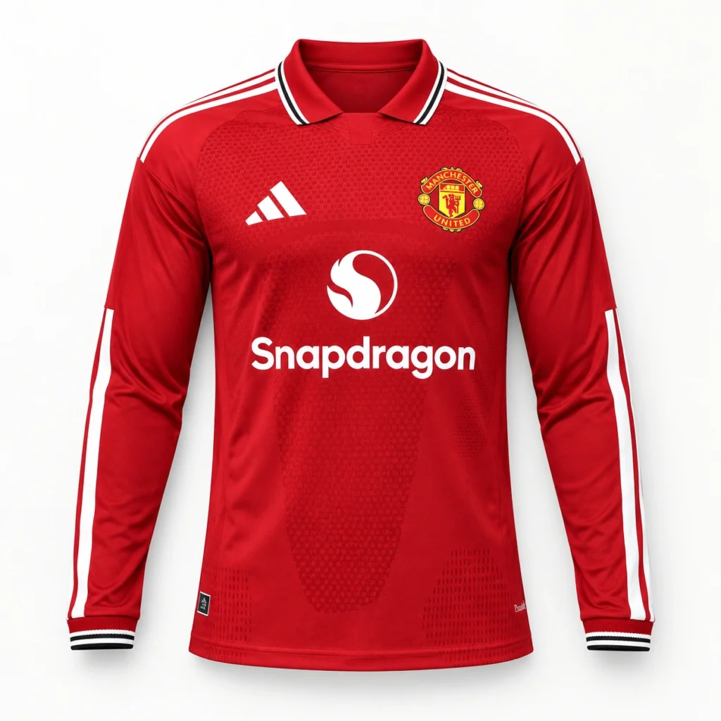 Maillot Manchester United 2026/27 domicile manches longues
